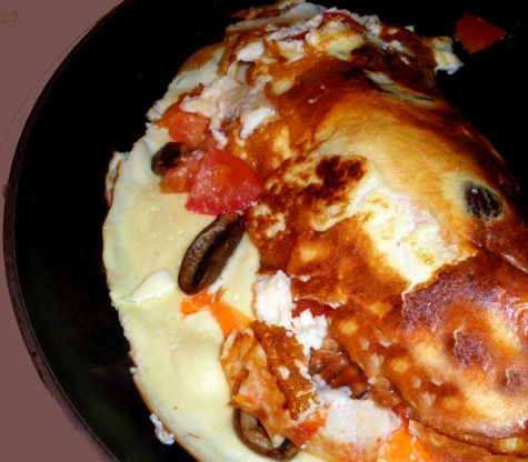 Low-Carb Mushroom Swiss Omelet