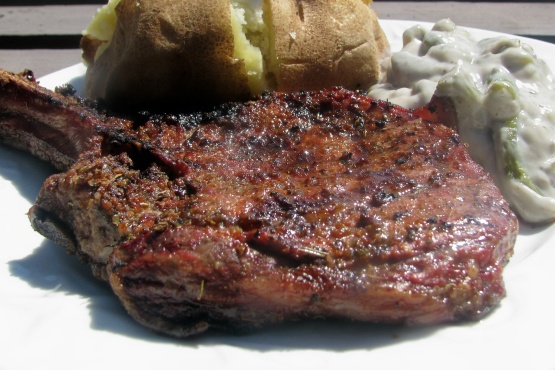 Peppered Rib Eye Steaks