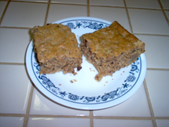 Pecan and Pineapple Squares