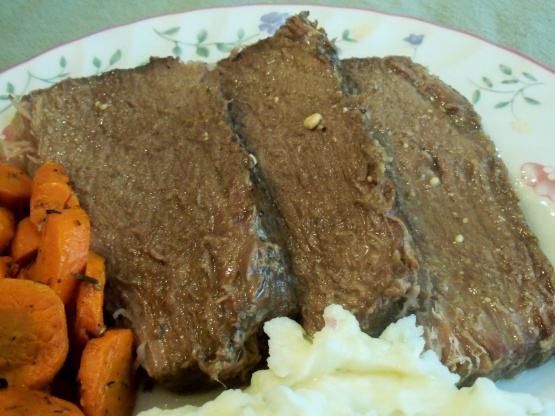 Slow Cooker Bottom Round Roast - Spirited and Then Some