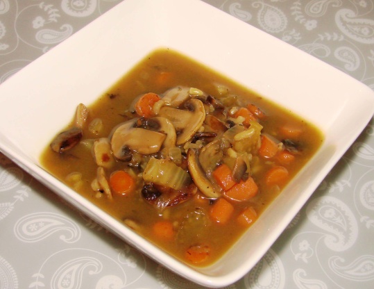 Low Fat Mushroom And Wild Rice Soup Recipe - Genius Kitchen