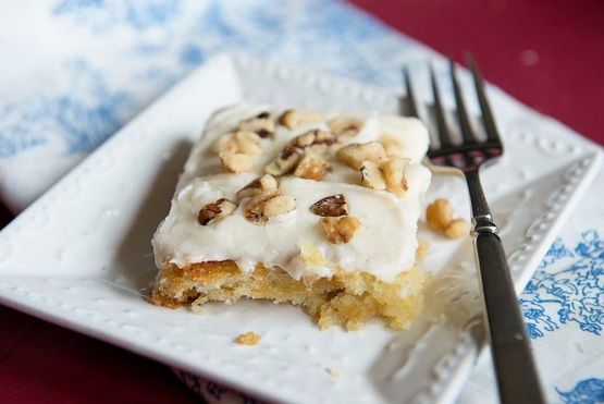 White Texas Sheet Cake