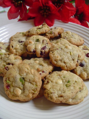 Sugar Cookies With Pistachio and Dried Cherries Recipe - Food.com