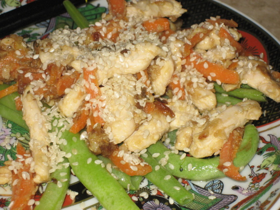 Szechwan Chicken over String/Green Beans Recipe - Food.com