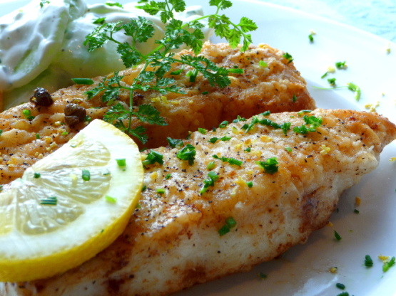 Halibut With Lemon Cream Sauce
