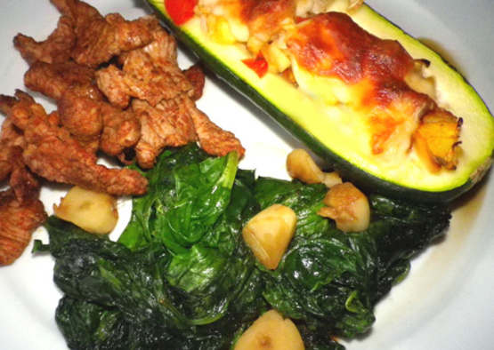 Saute Spinach with Garlic