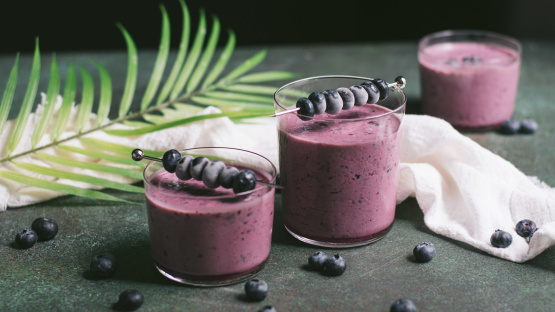 Blueberry & Green Tea Smoothie