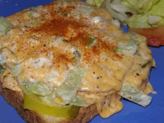 Hot Salad Cheese Sandwiches