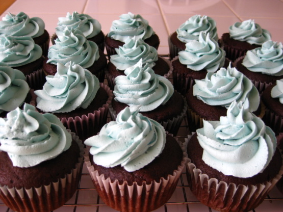 Vegan Dark Chocolate Cupcakes With Frosting Recipe - Genius Kitchen