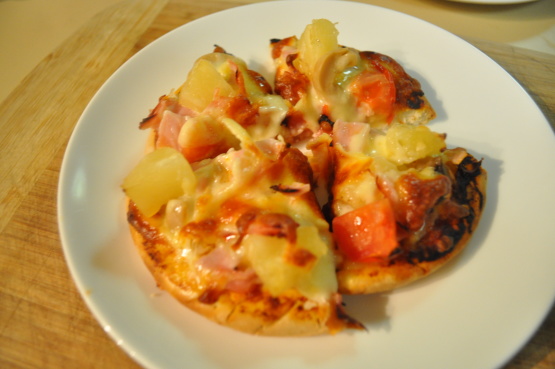 Ham and Pineapple Pizza