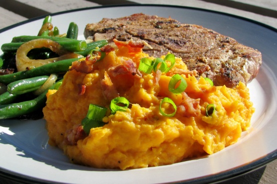 Maple Mashed Sweet Potatoes