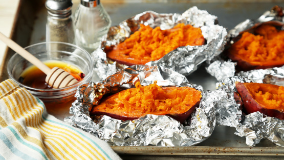 Grilled Sweet Potatoes