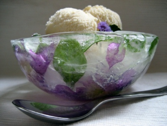 Making an Ice Bowl with Bougainvilliea – Food and Tools