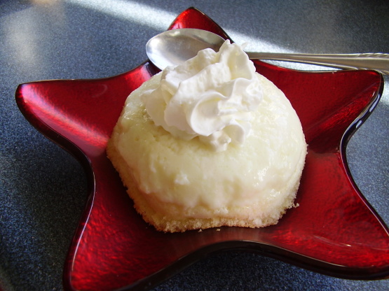 Upside Down Lemon Custard Cups
