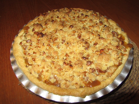 Butter Rum Walnut Apple Pie
