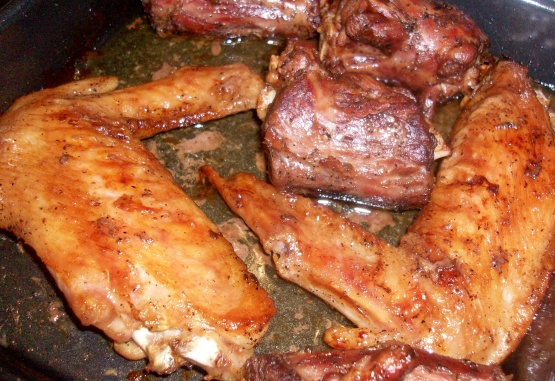 Tender-As-Can-Be Turkey Wings, Drumsticks, And Necks Recipe - Genius Kitchen