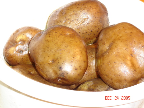 Crock Pot Baked Potatoes