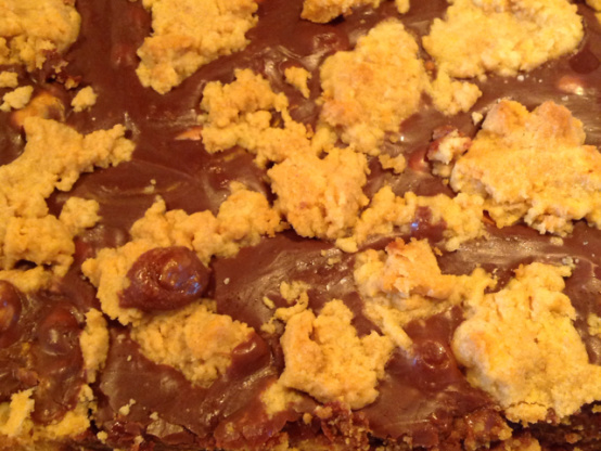 Cake Mix Peanut Butter Squares