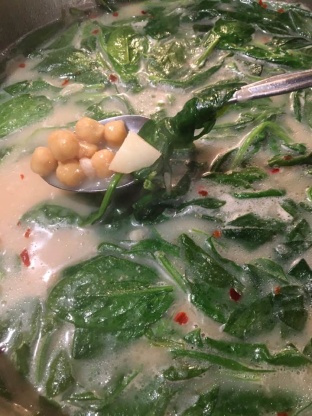 Garlic, Chickpea &amp;amp; Spinach Soup Recipe  - Food.com