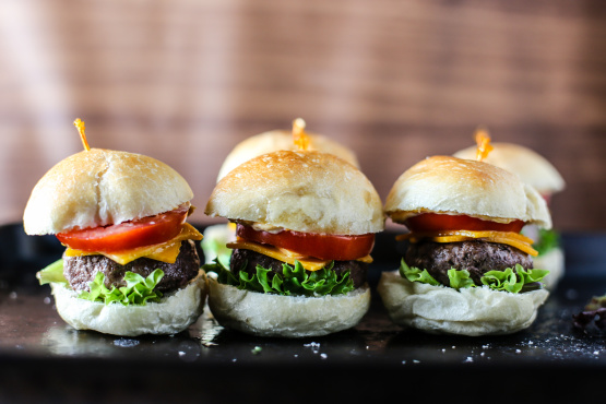 Cheesy Mini Burgers