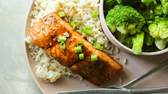 Honey-Glazed Wasabi Salmon