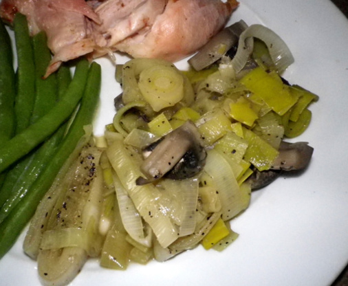 Simmered Leeks