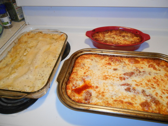 White Sauce Seafood Lasagna