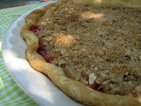 Rhubarb-Pineapple Pie