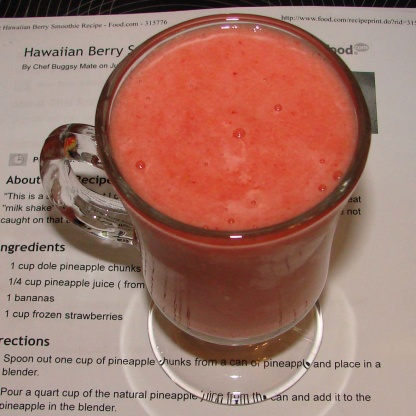 Hawaiian Berry Smoothie Recipe - Food.com