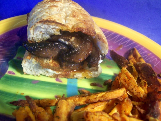 Buffalo Tofu Sandwich