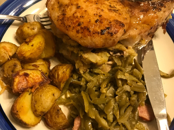 Apple Sage Stuffed Pork Chops