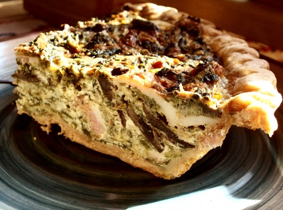 Amazing Spinach Bacon Quiche