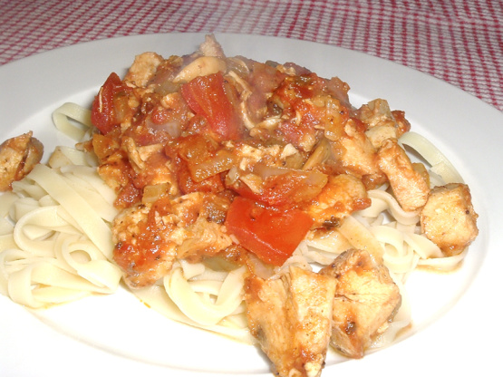 "Make That Chicken Dance" Salsa Pasta