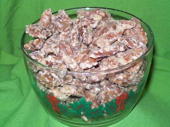 Southern Cinnamon Sugared Pecans Recipe - Food.com