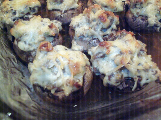 Sausage-Stuffed Mushrooms Recipe - Food.com