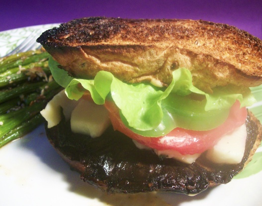Portabella Burgers With the Works Recipe  - Food.com