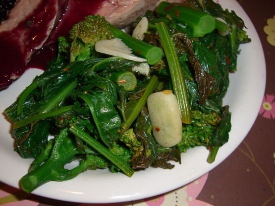 Spicy Garlic Broccoli Rabe Recipe - Food.com