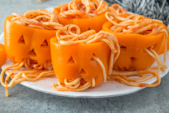 Jack-O-Lantern Pasta