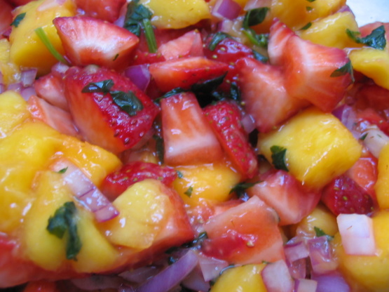 Calypso Strawberry-Mango Salsa