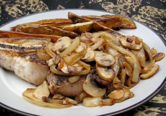 Mushroom-Onion Burger/Steak Topper