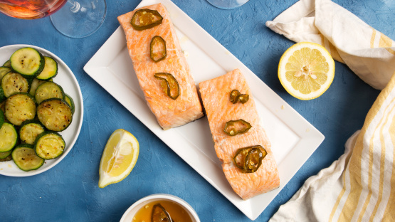 Honey Jalapeño Salmon Fillets