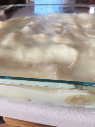 Banana Gingersnap Pudding