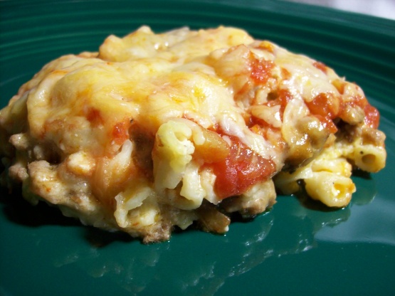 Macaroni and Cheese Taco Bake