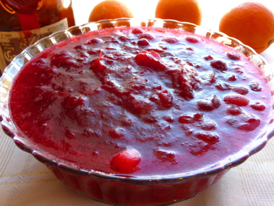 Cranberry Sauce With Orange Liqueur Recipe Genius Kitchen