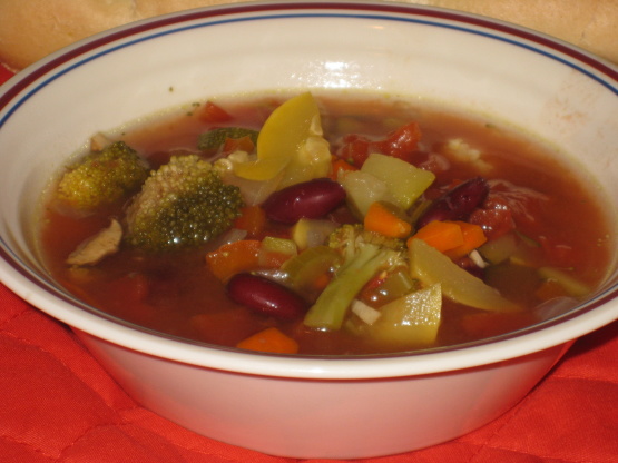 Vegetable Bean Soup Recipe - Food.com