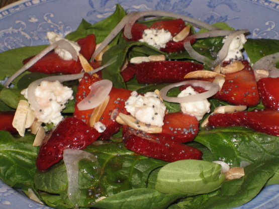 Sharons Spinach Strawberry Salad Recipe - Genius Kitchen