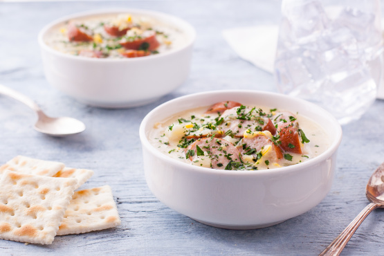 Smoked Sausage & Corn Chowder