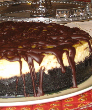 Chocolate Orange Cheesecake With Orange-Tangerine Glaze Recipe - Food.com