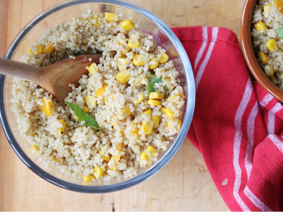 Roasted Corn & Pepper Quinoa