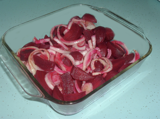 Beets with Onions